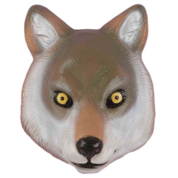 costume-accessories-mask-animal-plastic-fox-brown-61380