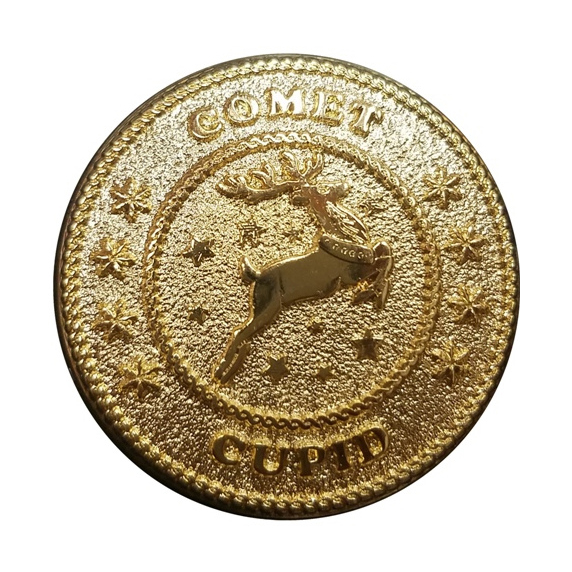 santa-claus-accessories-buttons-pebble-4-of-5-comet-cupid-reindeer-gold-textured-with-names