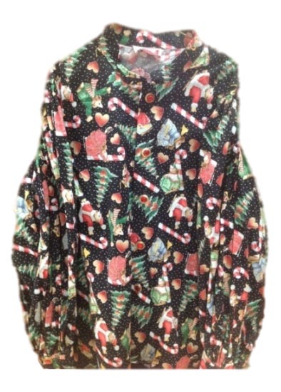 santa claus long sleeve shirt with santa mouse